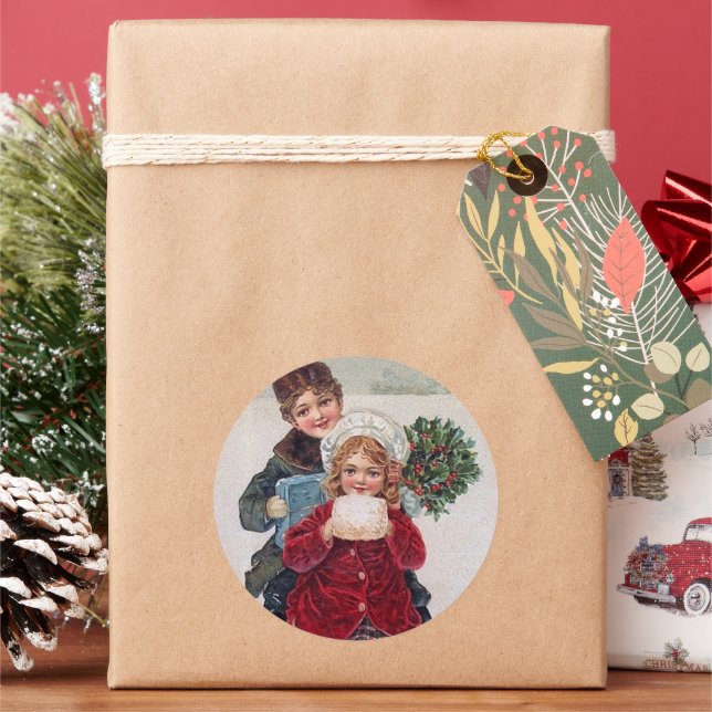Sticker festliche Weihnachtskinder Weihnachten Url (Feiertag)