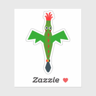 Sticker Fête de dragon volant mignon pour enfants