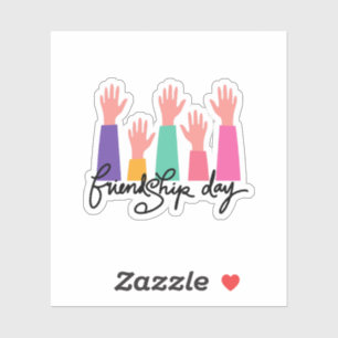 Sticker fête de l'amitié