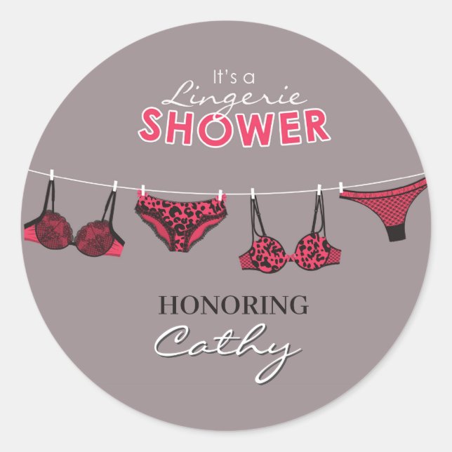 Sticker Fête des mariées de lingerie (Devant)