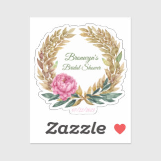 Sticker Fête des mariées romantique