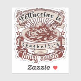 Sticker Fettuccine est la cousine fantaisiste de Spaghetti