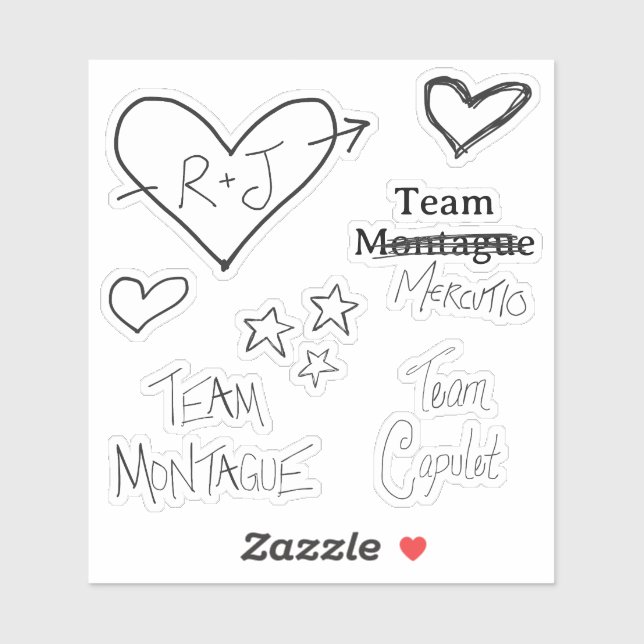 Sticker Feuille autocollante Romeo + Juliet (Feuille)