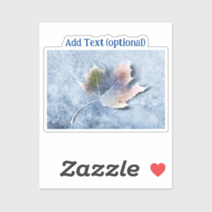 Sticker Feuille congelée