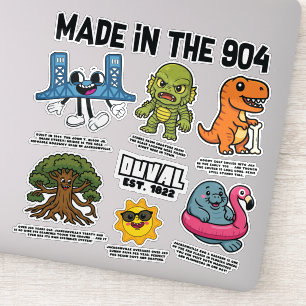 Sticker Feuille d'autocollant 904 icônes de vinyle
