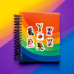 Sticker Feuille d'autocollant de caractères Divergee 2