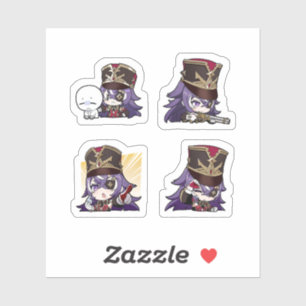 Sticker Feuille d'autocollants Chevreuse Genshin Impact 4 