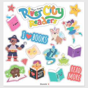 Sticker Feuille d'autocollants des lecteurs de River City 