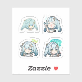 Sticker Feuille d'autocollants Faruzan Genshin Impact 4 pi
