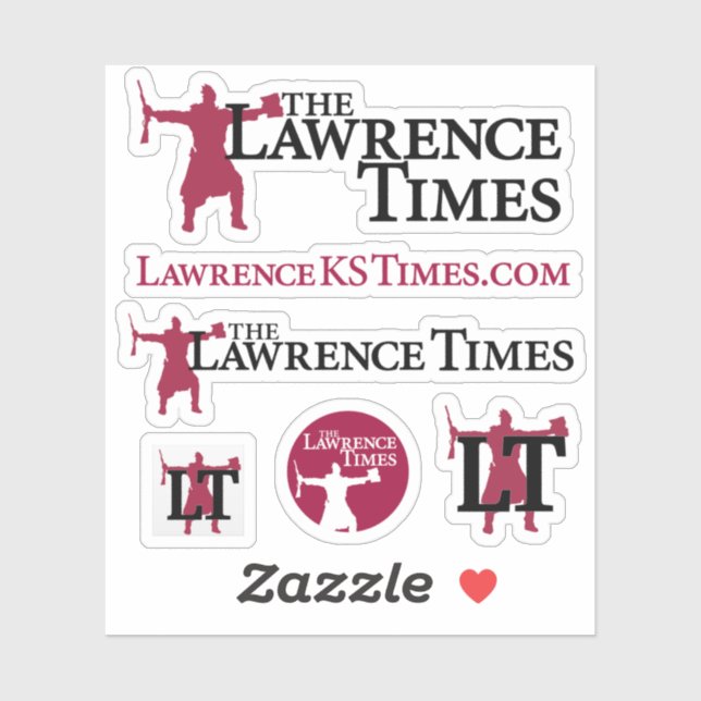 Sticker Feuille d'autocollants Lawrence Times (Feuille)