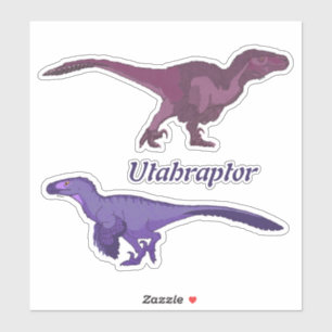 Sticker Feuille d'autocollants Utahraptor