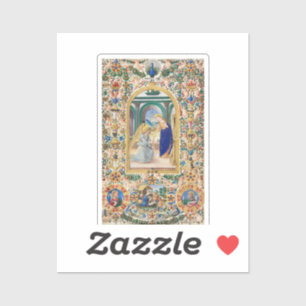 Sticker Feuillet d'un livre d'heures