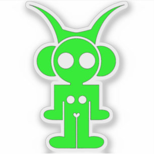 Sticker fiastro vert