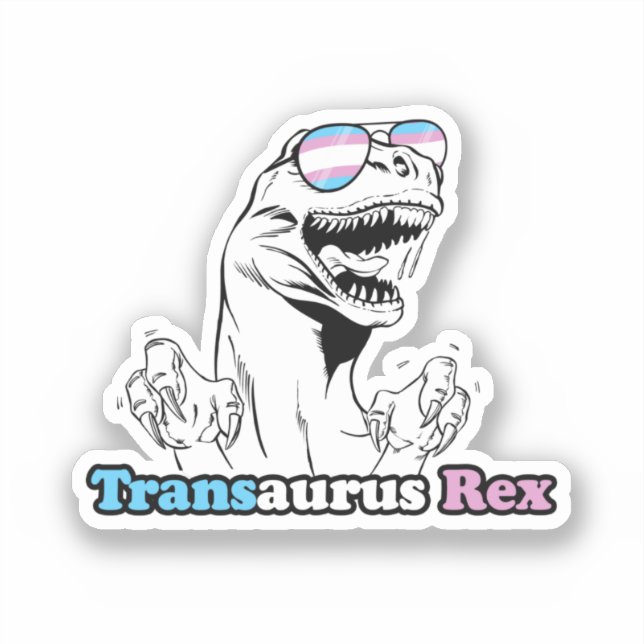 Sticker Fierté animale - Transaurus Rex (Recto)