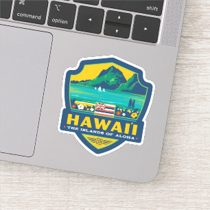 Sticker Fierté de l'État   Hawaii