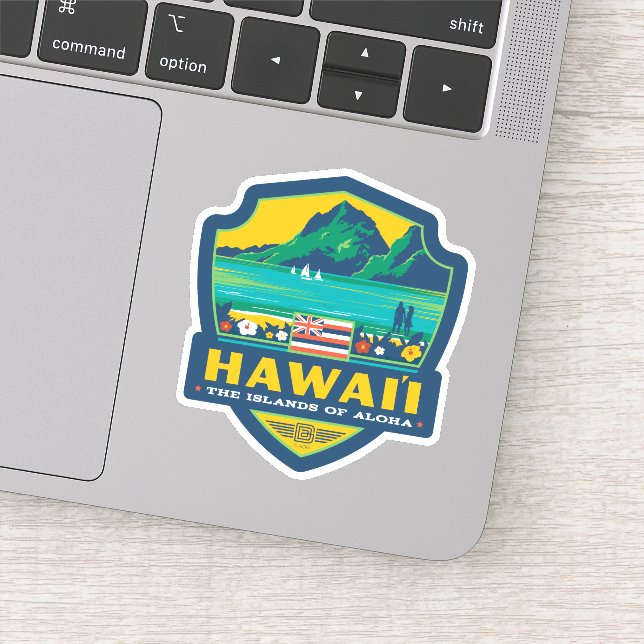 Sticker Fierté de l'État | Hawaii (Détail)