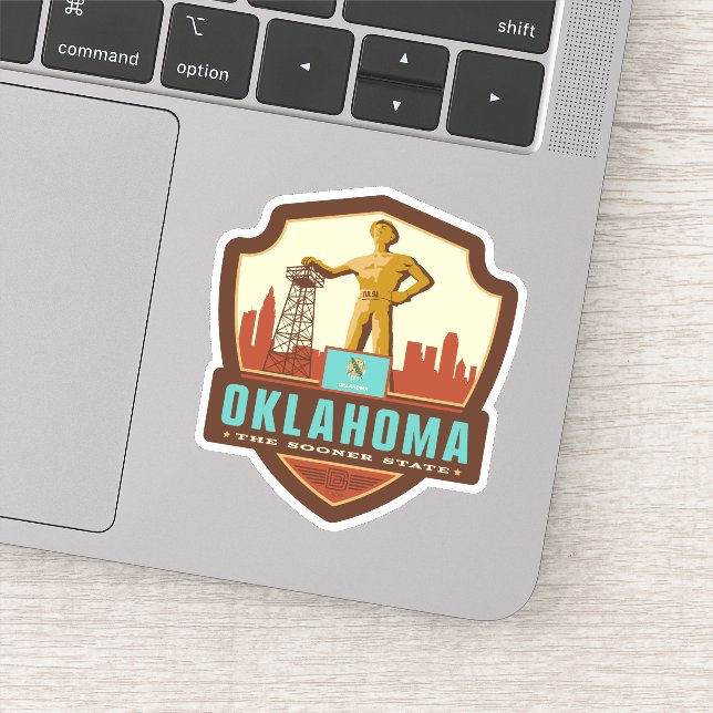 Sticker Fierté de l'État | Oklahoma (Détail)