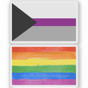 Sticker Fierté demisexuelle