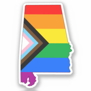 Sticker Fierté d'État LGBTQ Progrès Fierté