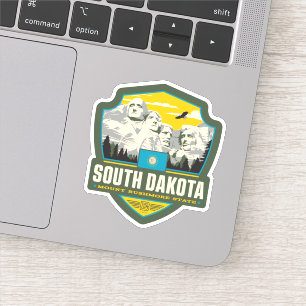 Sticker Fierté le Dakota du Sud d'état