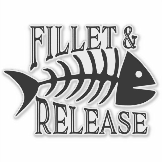Sticker Filet et version Funny Fishing (Devant)