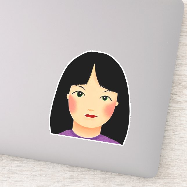 Sticker Fille (Détail)