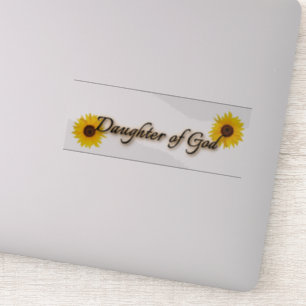 Sticker Fille de Dieu Clair