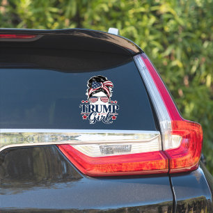 Sticker Fille de Trump Chignon Décoiffé Trump 2024 Électio