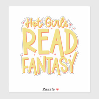 Sticker filles chaudes lire imaginaire