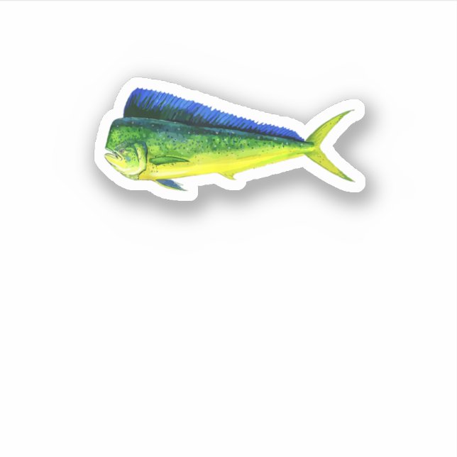 Sticker Fishing Mahi Fish Mahi Mahi Fishing Lover (Devant)