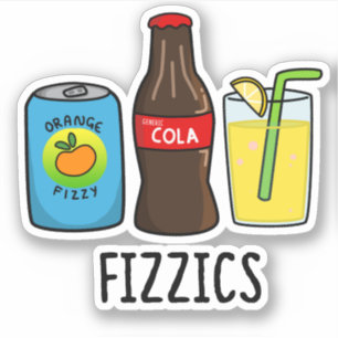 Sticker Fizzics Cute Fizzy Cola Boissons Pun