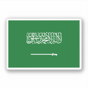 Sticker Flag d'Arabie saoudite