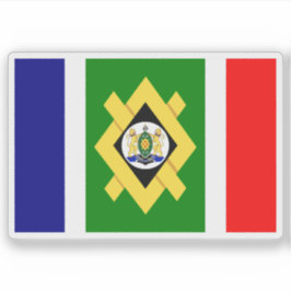 Sticker Flag of Johannesburg, the Republic of South Africa