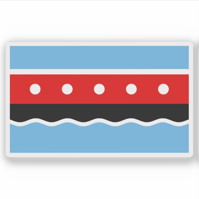 Sticker Flag of Maryhill, Scotland (Devant)