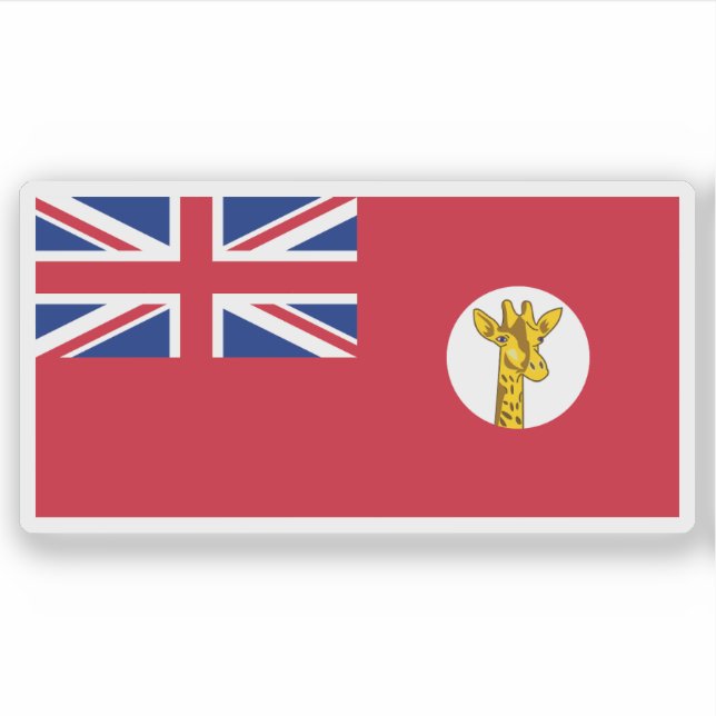 Sticker Flag of Tanganyika Territory (1919–1961) (Devant)