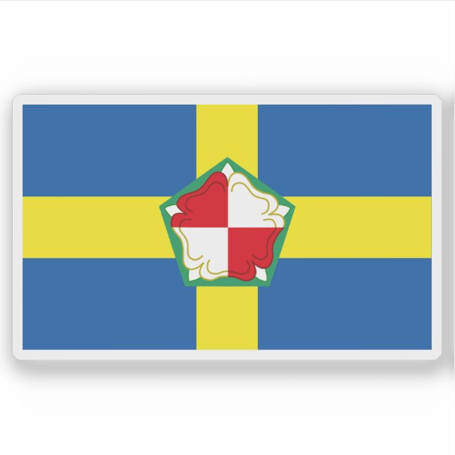 Sticker Flag of the county of Pembrokeshire, Wales (Devant)