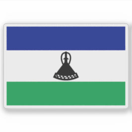 Sticker Flag of the Sotho people, Republic of South Africa