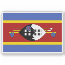 Sticker Flag of the Swazi people, Republic of South Africa