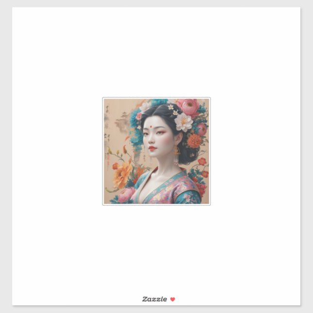 Sticker Fleur (Feuille)