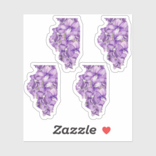 Sticker Fleur de l'Illinois