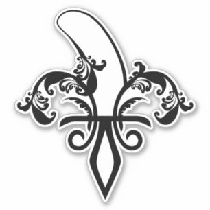 Sticker fleur de lis