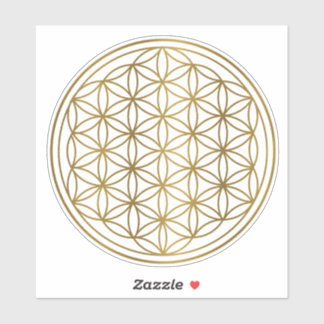 Sticker Fleur d'or de la vie