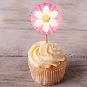 Sticker Fleur Retro Daisy