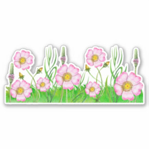 Sticker Fleur sauvage
