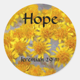 Sticker Fleur sauvage Fleurs de Foi Jeremiah Hope