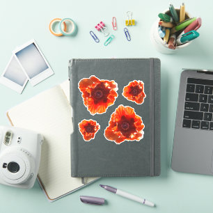Sticker Fleurs de pavot