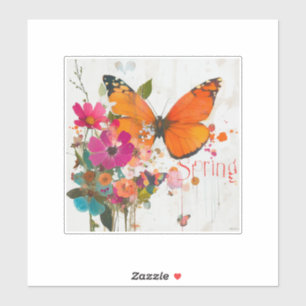 Sticker Fleurs de printemps, 2025,