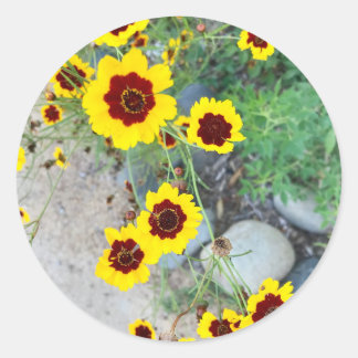 Sticker Fleurs Jaunes