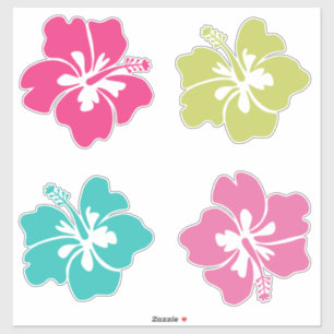 Sticker Fleurs tropicales d'été