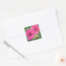 Sticker Floral Art Joli Fleurs Roses